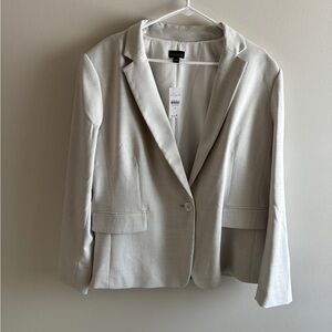 Ann Taylor Soft Gray Suit Jacket